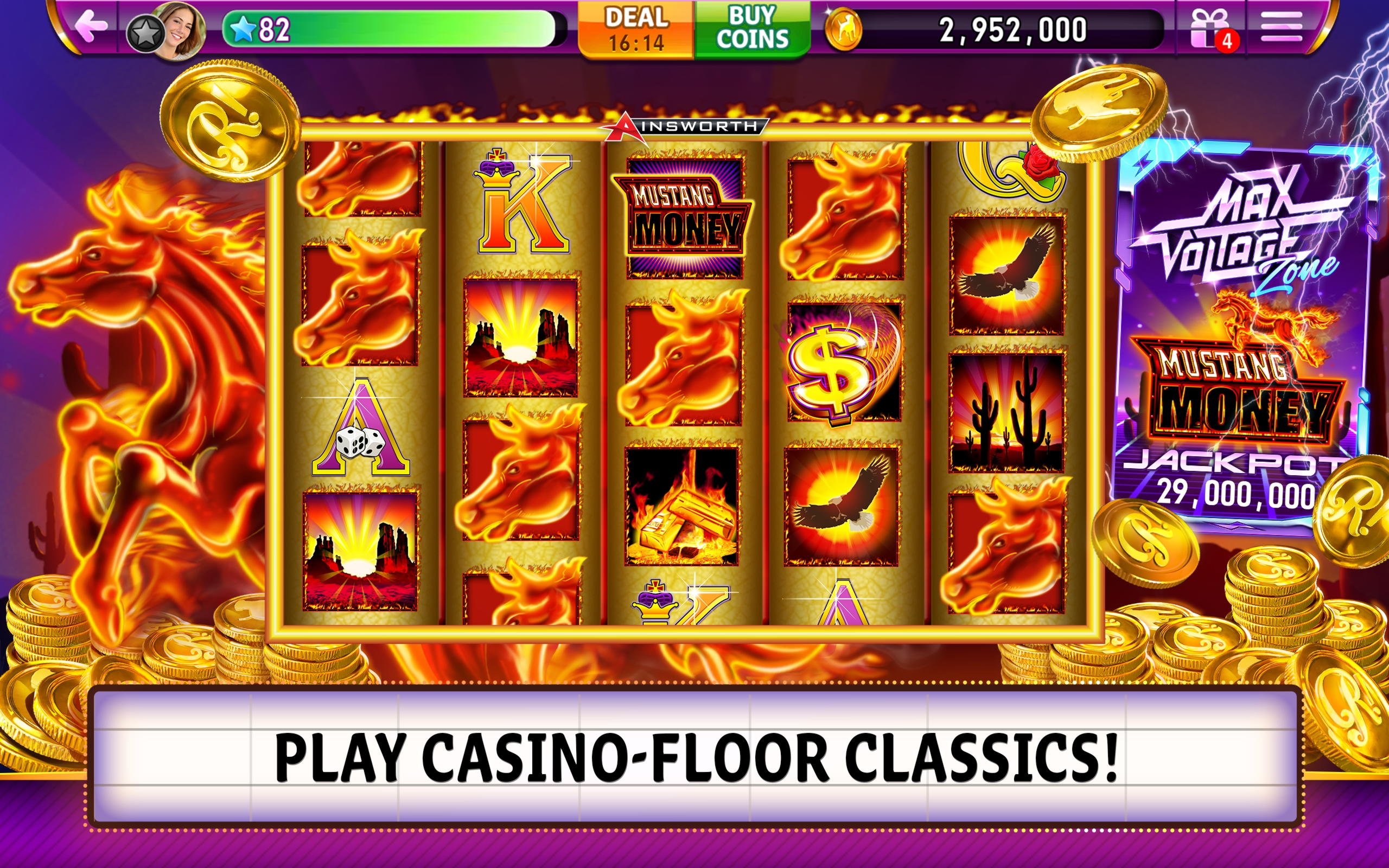 270% Match at a casino at Two-Up Casino