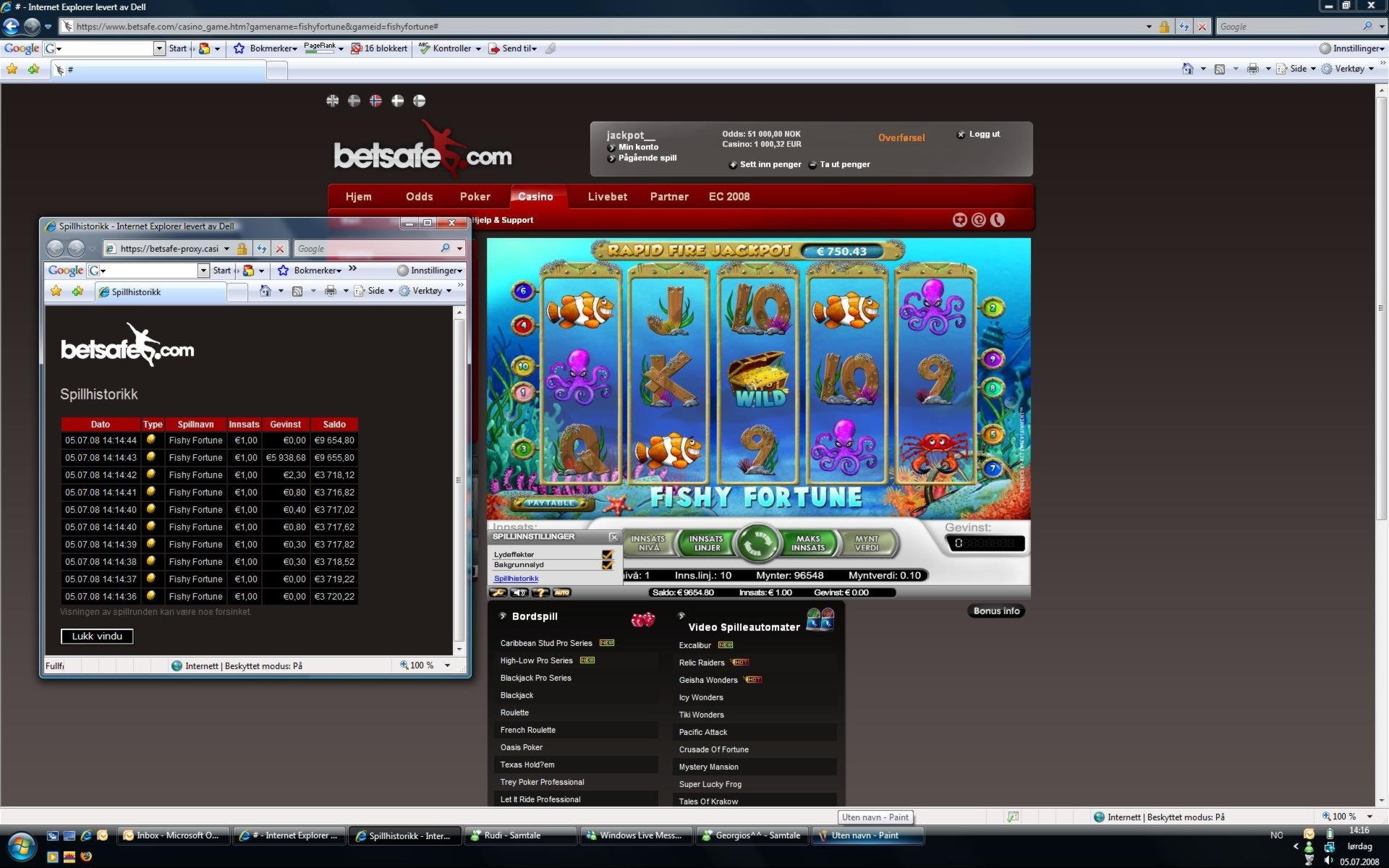 EURO 555 Free casino chip at Cherry Gold Casino