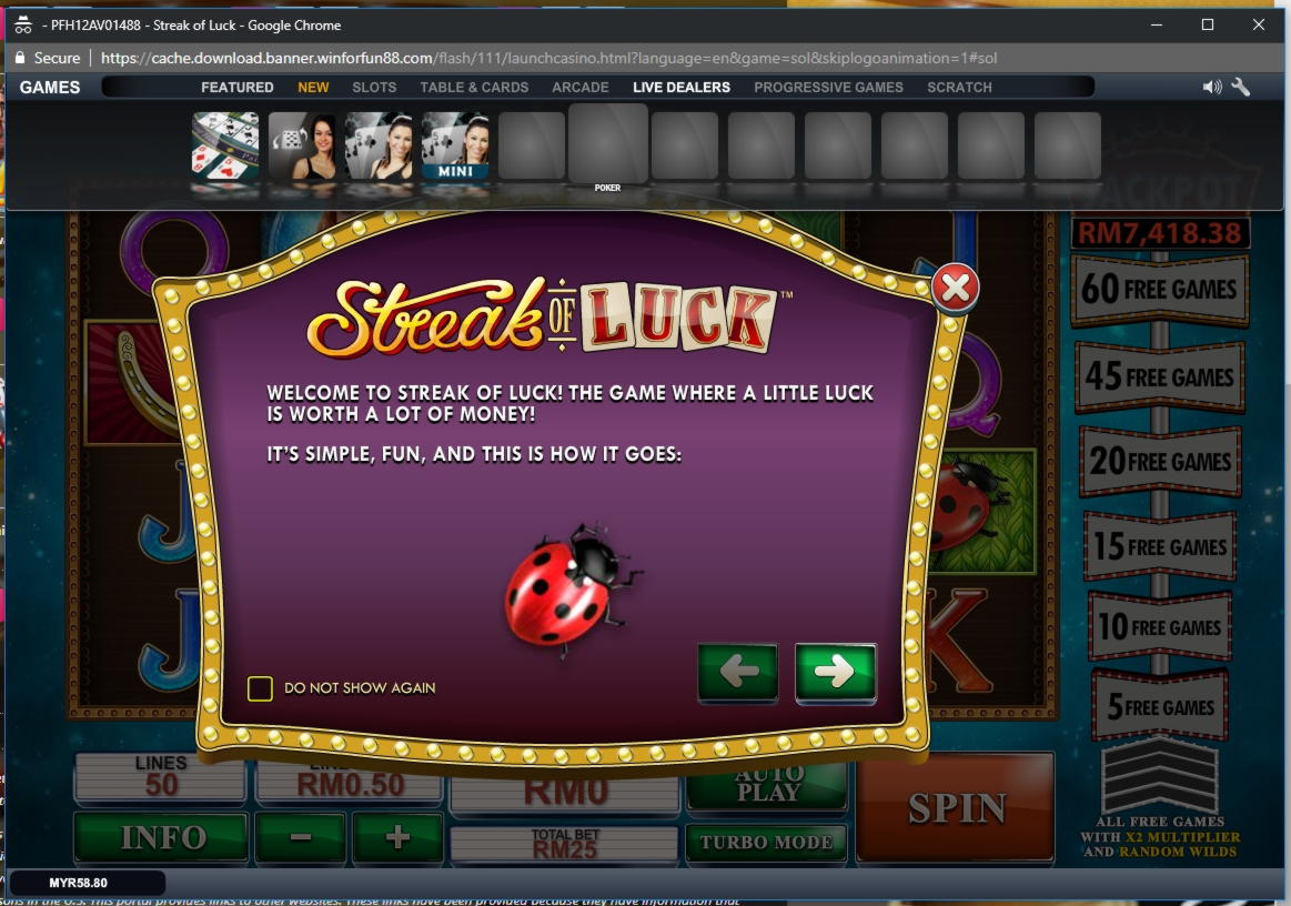 135 FREE Spins at Slots Capital Casino