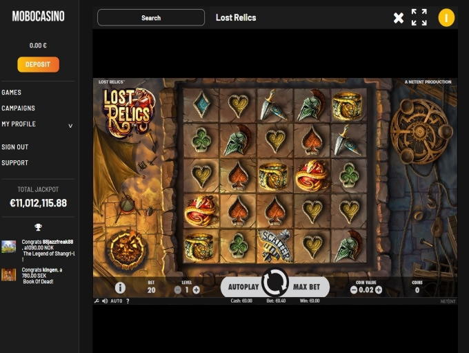 $740 NO DEPOSIT BONUS at Royal Ace Casino