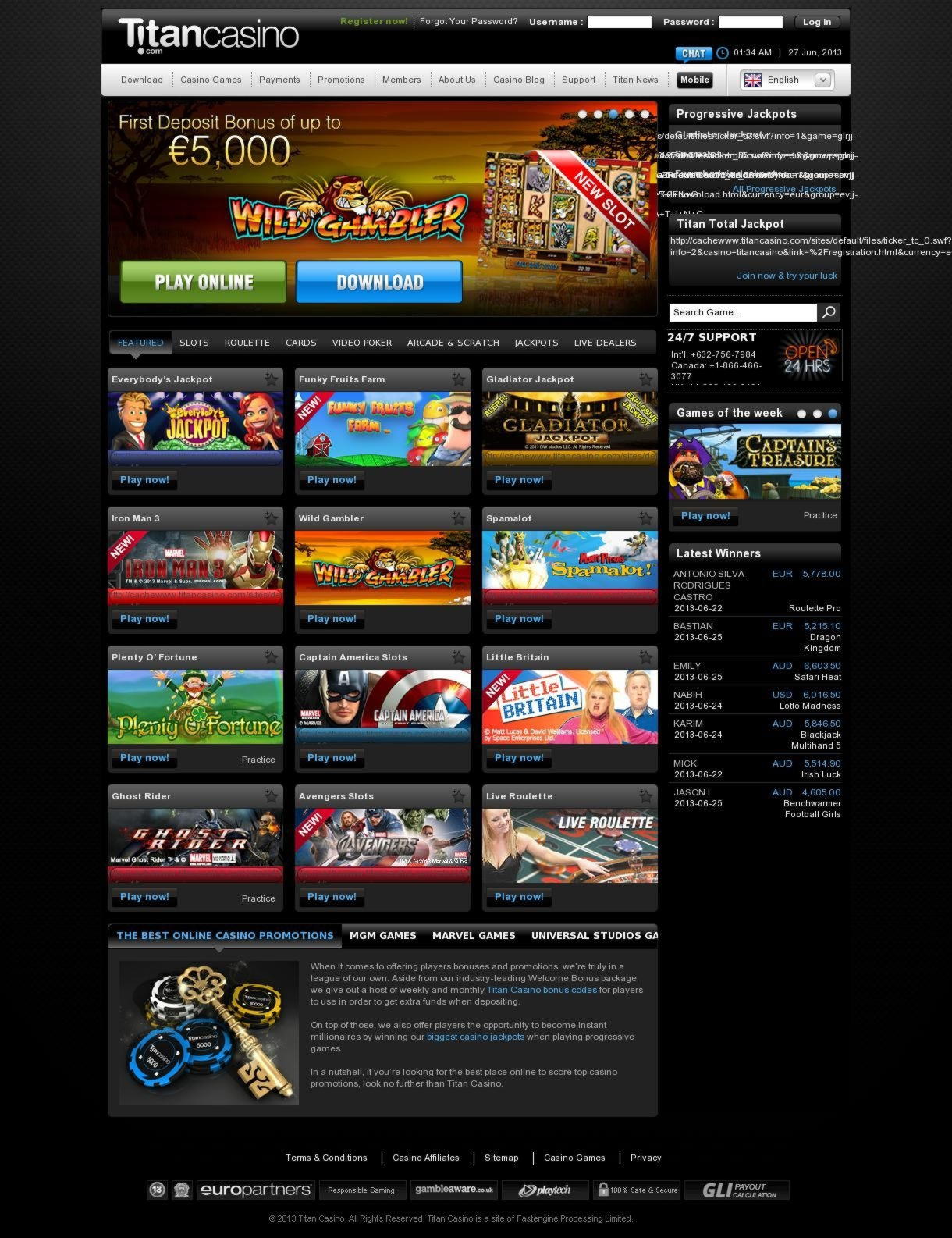 940% Match at a Casino at Desert Nights Casino