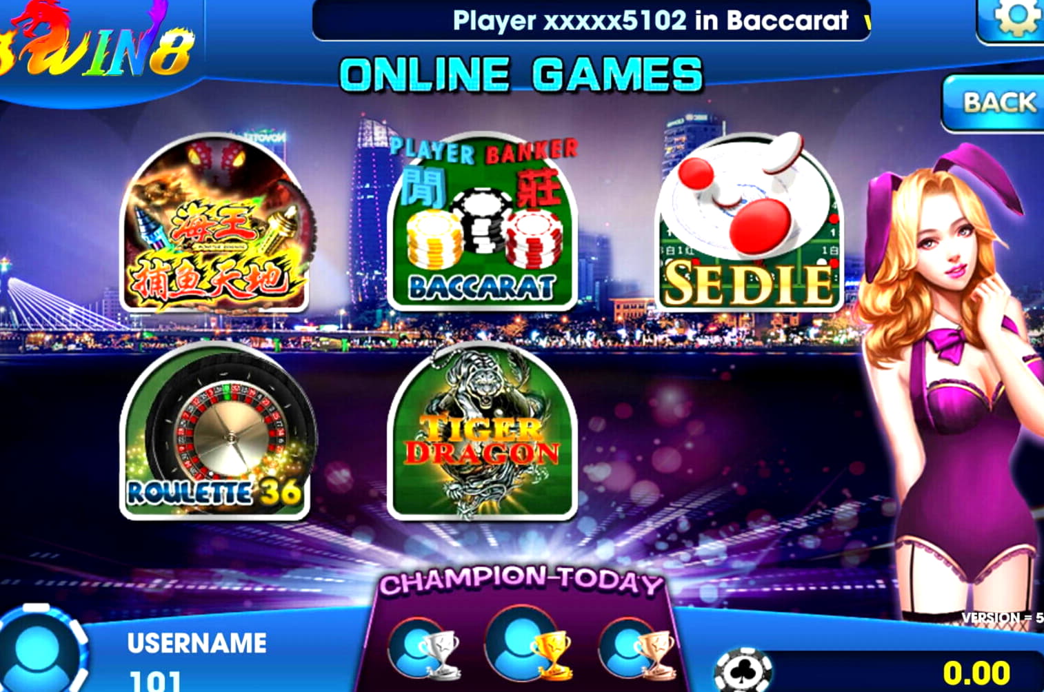 325% Signup casino bonus at Miami Club Casino