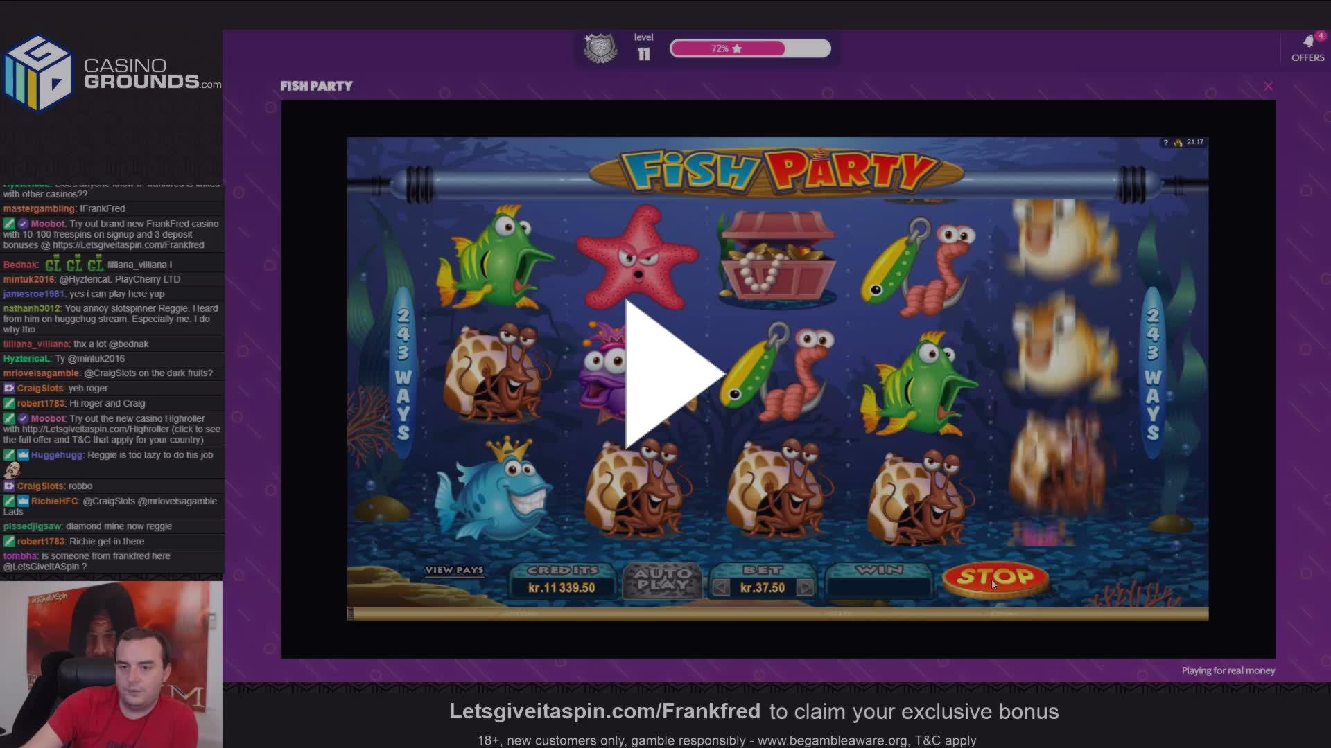 225 Free spins no deposit at Uptown Aces Casino