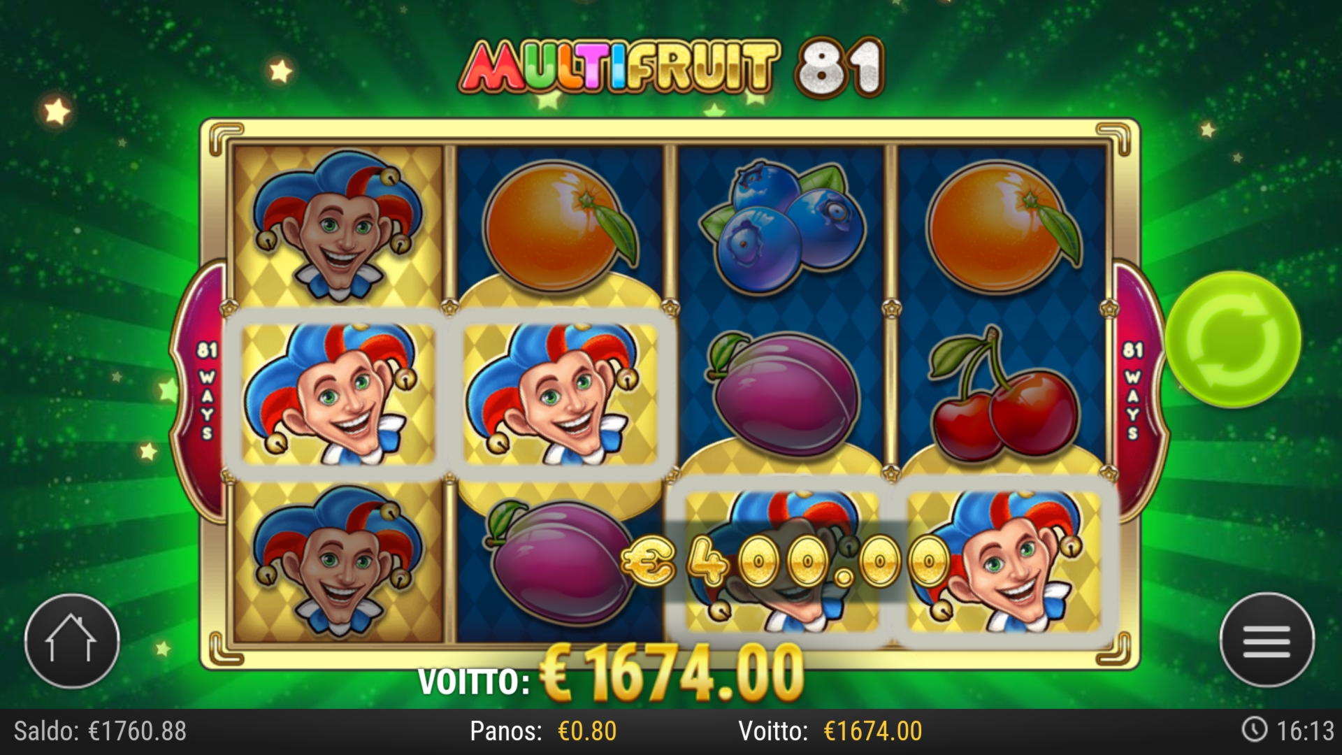 275 Loyalty Free Spins! at Cherry Jackpot Casino