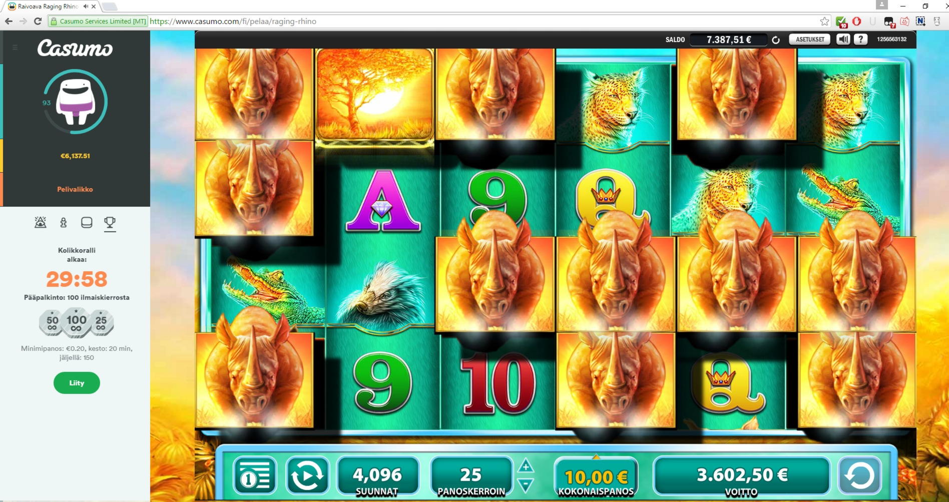 €290 Free Chip at Desert Nights Casino