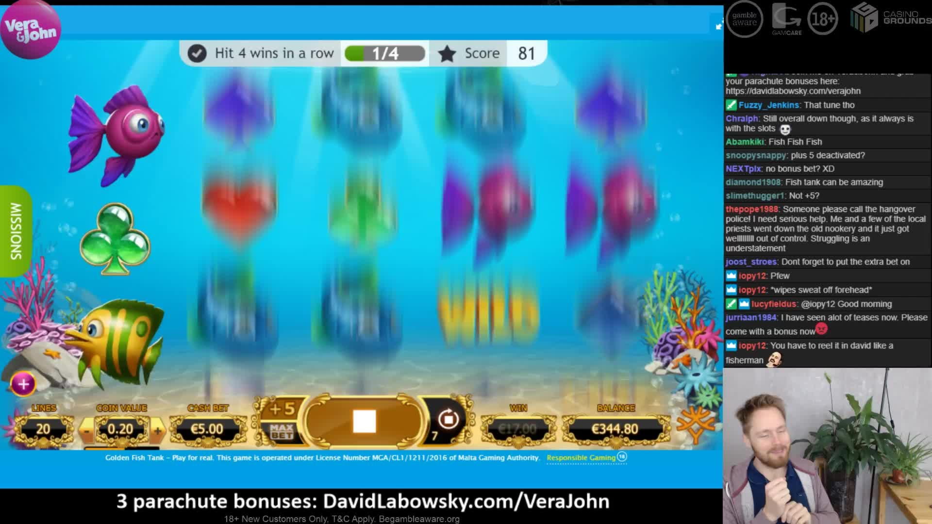 EURO 310 Daily freeroll slot tournament at Roaring 21 Casino
