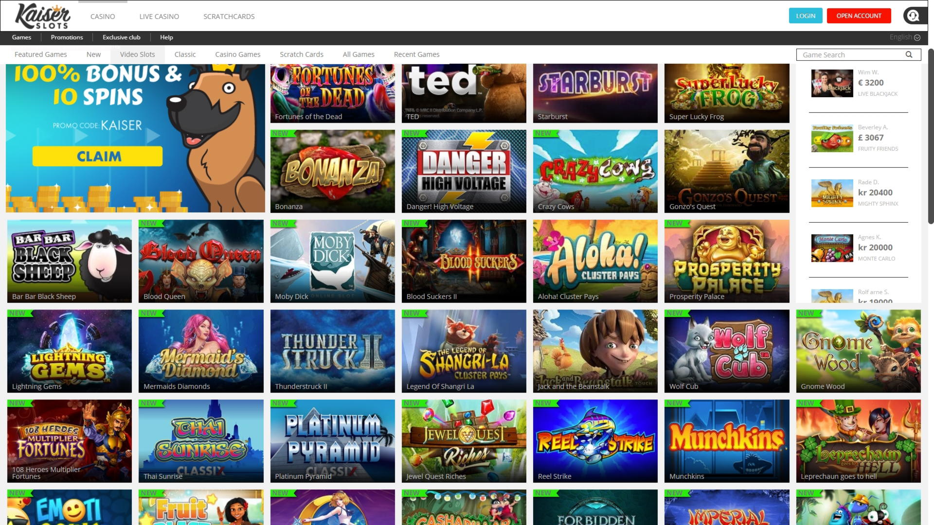 €610 FREE CHIP CASINO at Raging Bull Casino