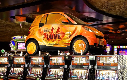 A CASINO of LAS VEGAS in NEVADA, USA