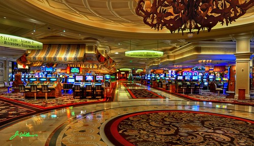 A Small Section of the Gaming Area in The Bellagio, Las Vegas, Nevada.