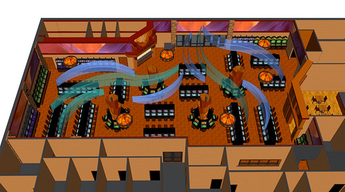 Casino Space Planning | Casino Decor Design | Interior Casino Design | 3D Casino Rendering
