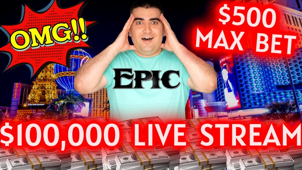 🔴100,000 500 $ korkean rajan live-stream-kolikkopelit ja $XNUMX maksimivedot 😱