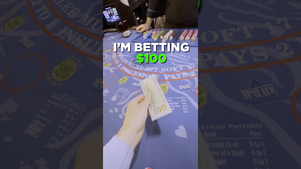 $100 Blackjack pariu pentru a începe ziua! Câștig mare în blackjack și jocuri de noroc în cazinouri.