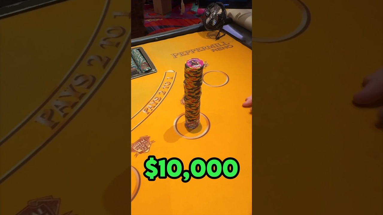 Блекджек $10,000 в риск за голяма печалба!